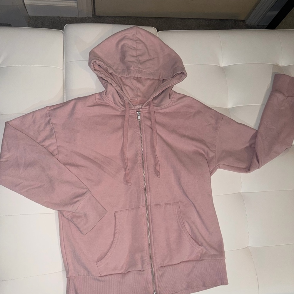 Time and Tru Soft Pink Fleece Hoodie